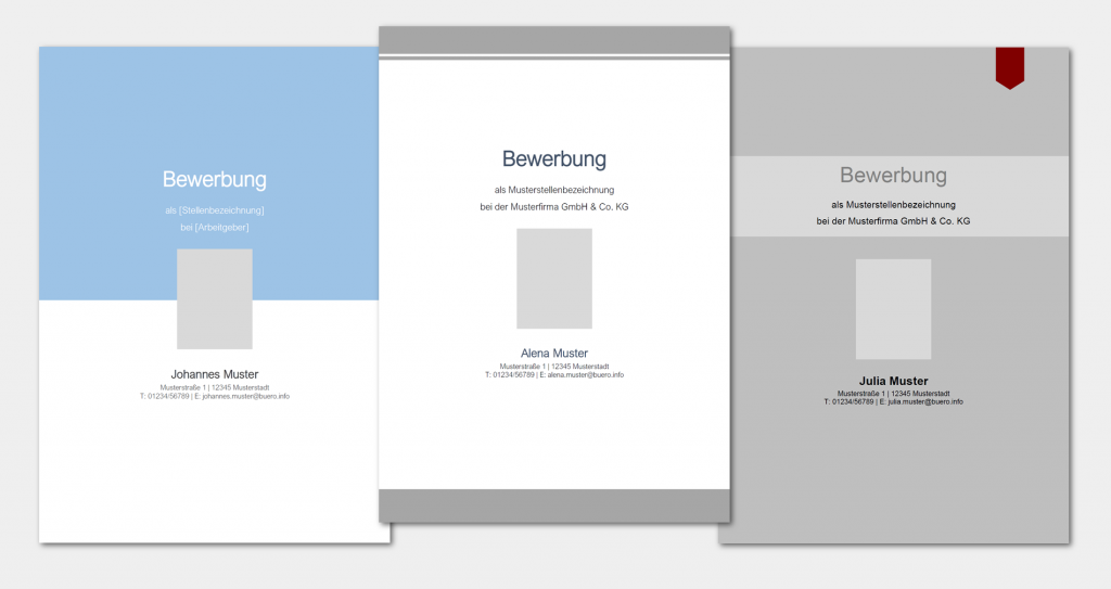 Bewerbungsdeckblatt: Vorlagen & Muster als Download